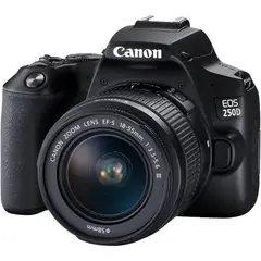 CANON - Cámara EOS 250D + lente 18-55mm DSLR