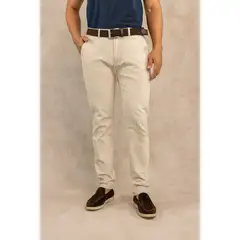DANTE - Pantalon Elastico Marfil
