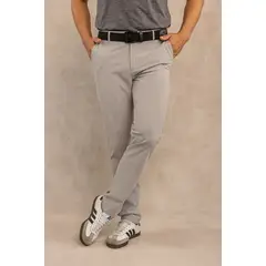 DANTE - Pantalon Performance Antimanchas Light Gray