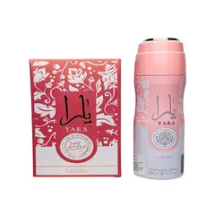 LATTAFA - Perfume Yara Elixir 100ML + Body Spray Yara 200ML
