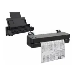 HP - Plotter DesignJet T250 De 24" Color Negro + Bandeja