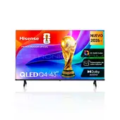 HISENSE - Televisor Smart TV 43 QLED Q4SV Colores Vibrantes y Diseño Elegante.