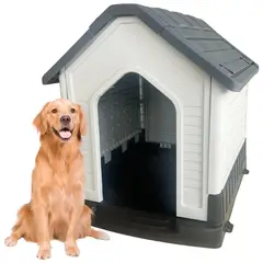 GENERICO - Casa Perro Refugio Resistente Rígido Plástico Raza Grande