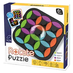 GENERICO - Rompecabezas Giratorio Puzzle Rotativo Juego Didáctico De Mesa 27cm