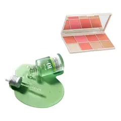MONTOC MAKEUP - Paleta Rubores 8 Tonos Serum Acido Azelaico Calma Rojeces