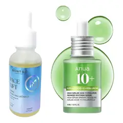 MONTOC MAKEUP - Ácido Hialurónico Facial Serum De Acido Azelaico Hidratación