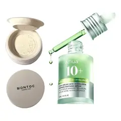 MONTOC MAKEUP - Polvo Suelto Montoc Serum De Acido Azelaico Piel Mate Suave
