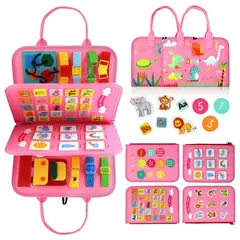 GENERICO - Libro Sensorial Montessori De Tela Juguete Didáctico Para Bebés y Niños