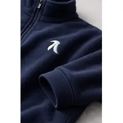 ADVANCE - Buzo Sudadera Fleece Beige Algodón Unisex Color Azul Oscuro