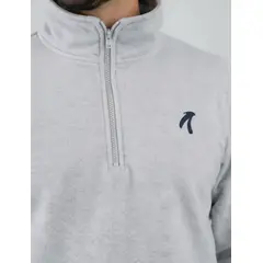 ADVANCE - Buzo Sudadera Fleece Beige Algodón Unisex Color Gris Claro