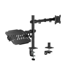 GENERICO - Soporte Base de Escritorio para Monitor y Portátil Laptop TechGo SPML-13