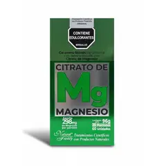 NATURAL FRESHLY - ALIMENTO CON GOMAS DE GELATINA CON CITRATO DE MAGNESIO X 60 U.