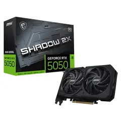 MSI - TARJETA GRAFICA GeForce RTX 5050 Shadow 2X OC 8GB GDDR6 - DLSS 4 - Ray Tracing - PCIe 5.0