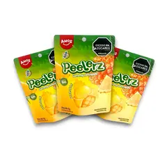 GARABATOS - Gomas Peelerz Piña Amos Doypack 65g X3Uds