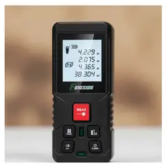 GENERICO - Distanciómetro Láser Digital 120 Metros - Calcula Área, Volumen y Pitágoras