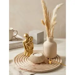 GENERAL - Adorno decorativo para centro de mesa jarron bandeja vela escultura