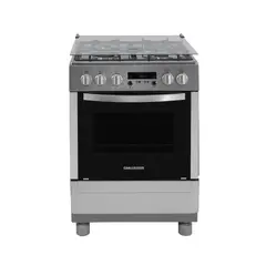 CHALLENGER - Estufa De Piso 4 Puestos Con Horno Gas Propano Gris 60cm