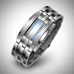 ORIGINS - Reloj Binario LED Hombre Diseño Futurista Moderno