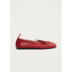 ALOHAS - Baleta de mujer rosalind leather flats Rojo S100303RED.