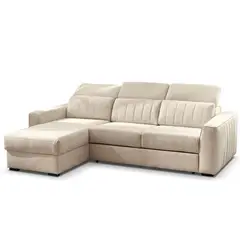 GENERICO - Sofá cama en L Modernos Sofacama con Sofá esquinero Beige