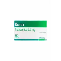 MEGALABS - DIUREX 2.5 MG CAJA 10 TABLETAS