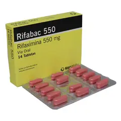 MEGALABS - RIFABAC 550 MG CAJA 14 TABLETAS