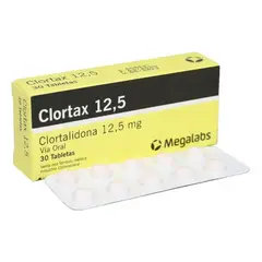 MEGALABS - CLORTAX 12,5 MG CAJA 30 TABLETAS