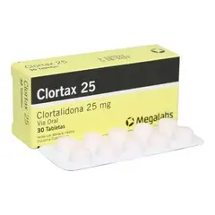 MEGALABS - CLORTAX 25 MG CAJA 30 TABLETAS