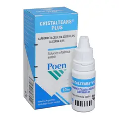 MEGALABS - CRISTALTEARS PLUS SOLUCION OFTALMICA FRASCO 10 ML GOTAS