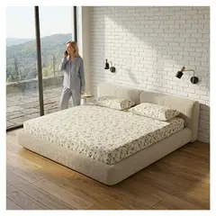 GENERICO - Cama Snow Queen 220cm x 190cm Tela Lona Antifluidos
