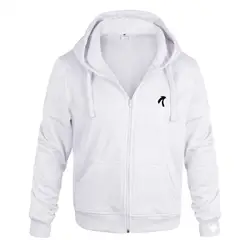 ADVANCE - Chaqueta Sudadera Hoddie Esencial Algodon Unisex Color Blanco