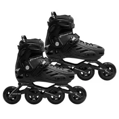 CANARIAM - Patines Semi Profesionales Black Magic Pro Plus Talla 35-38 Negro