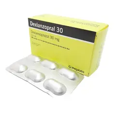 MEGA - DEXLANZOPRAL 30 MG CAJA 30 CAPSULAS