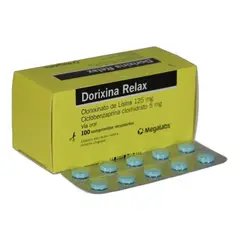 MEGA - DORIXINA RELAX 125MG+5MG CAJA 100 COMPRIMIDOS