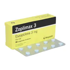 MEGA - ZOPLIMAX 3 MG CAJA 30 COMPRIMIDOS