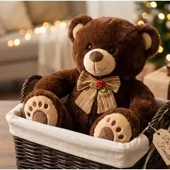 INFANTILES CAJUROMIX - Peluche Oso De 30cm Perfecto Para Regalar Chocolate
