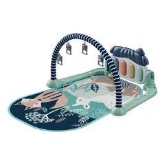 TIENDITA DEL BEBE IMPORTADORA MC - Gimnasio Bebe Musical Tapete Piano Azul Ref88615-2