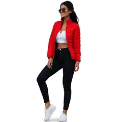 URBAN PLUS - Chaqueta para mujer roja