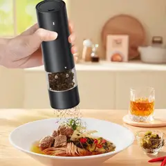 ROCKET COFFEE - Molino Electrico Ajustable Compacto Salero Y Pimentero