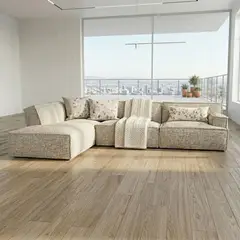 22 GRADOS DECORACION - Sofá en L Eva 300cm x 180cm Tela antifluido