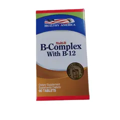 HEALTHY AMERICA - B complex con b12 90 tabletas