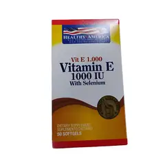 HEALTHY AMERICA - Vitamin e 1000iu x50 softgel