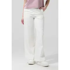 KOAJ - Pantalón jogger unicolor con cordón y bota recta Mujer