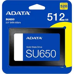 ADATA - Disco Duro Solido SU650 512 GB