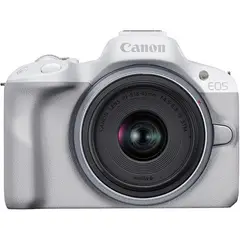 CANON - Cámara EOS R50 Kit 18 - 45 mm Blanca