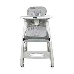 HAPPY BABY - Silla Comedor Bebe Duna Gris
