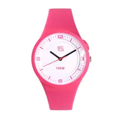 YESS - Reloj Rosa Fuerte Para Dama AAS-04