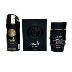 LATTAFA - Perfume Asad Elixir 100ML + Spray Asad 200ML