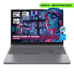 LENOVO - PORTATIL INTEL CORE I5-13420H 16GB RAM 512GB SSD PANTALLA 15.3 WUXGA TACTIL