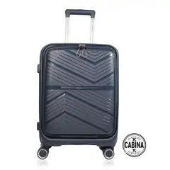 EXPLORA MALETAS - Maleta Rigida Cabina Canguro Azul